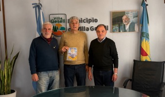 EL INTENDENTE GUSTAVO BARRERA RECIBI� A AUTORIDADES DEL ROTARY CLUB VILLA GESELL PLAYA
